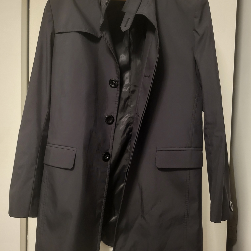 Stylish Black Trench Coat